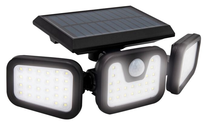 LED-Strahler Panta Trio Solar 