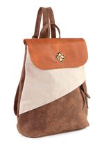 Rucksack mit &Uuml;berschlag und Drehschloss 