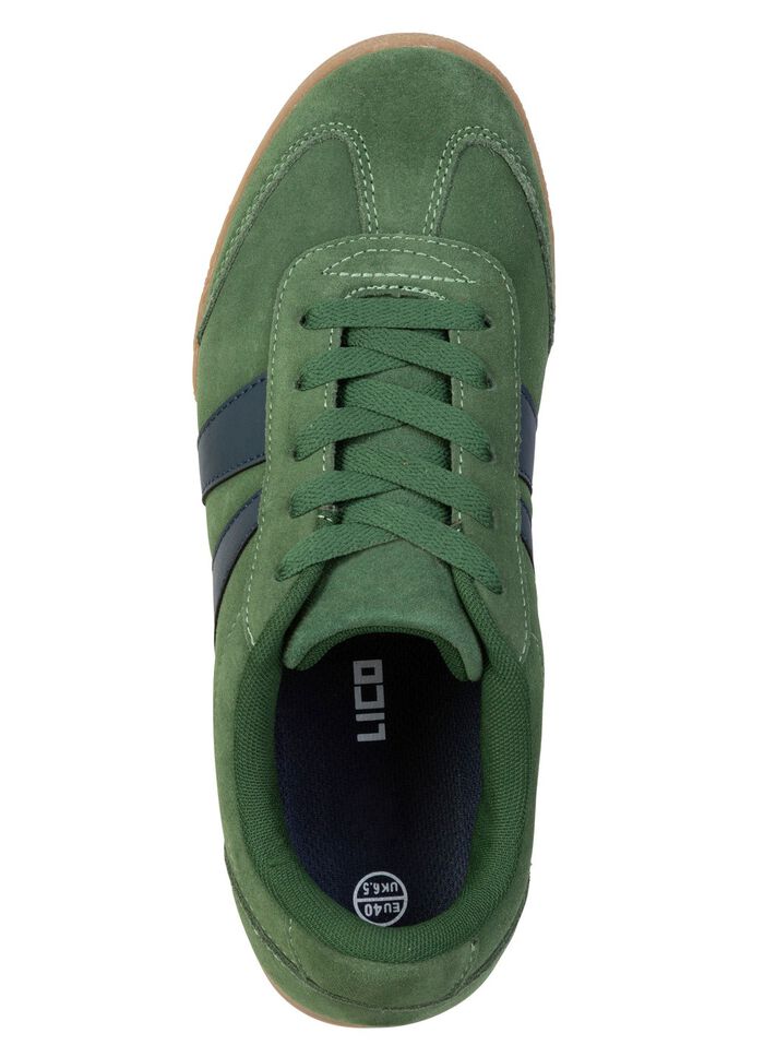 Sportliche Herren-Sneaker, mit herausnehmbarem Fussbett GR&Uuml;N-MARINE