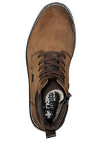 Rieker, gefütterte Herren-Boots, Winterschuhe, Weite H, mit Reissverschluss COGNAC