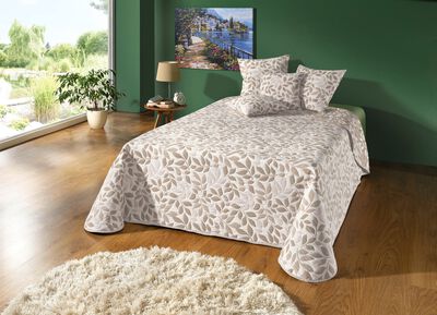 Hochwertige Tagesdecke mit Bandeinfassung 