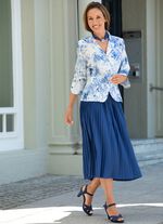 Blusenblazer mit Schulterpolster 