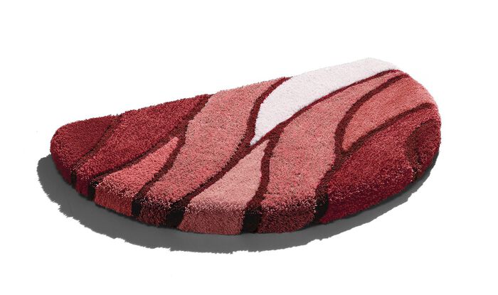 &laquo;Kleine Wolke&raquo; Badgarnitur in verschiedenen Farben BEERE