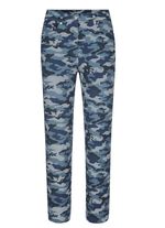Hose mit Camouflage-Dessinierung 
