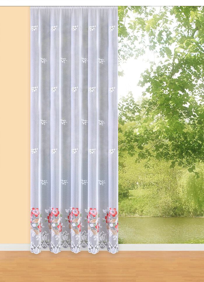 Langvorhang mit Universalschienenband 