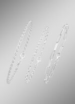 Schmuckset, 3-teilig, aus drei Armb&auml;ndern 