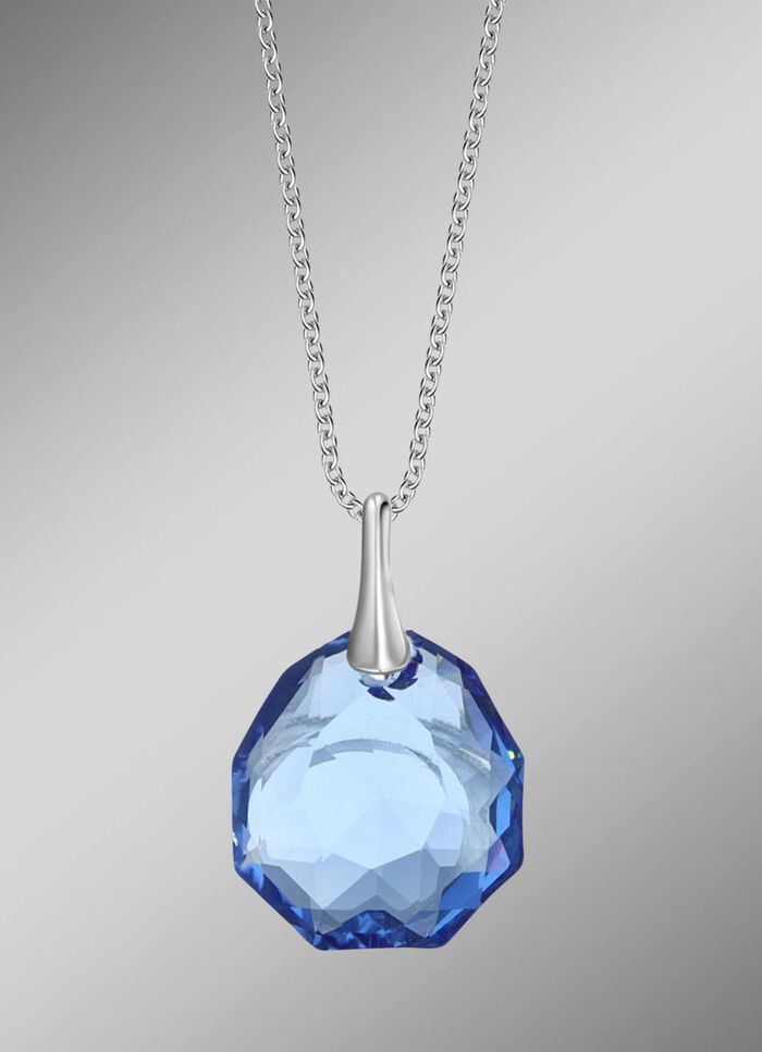 Anh&auml;nger mit Swarovski&reg;-Kristall und Ankerkette 