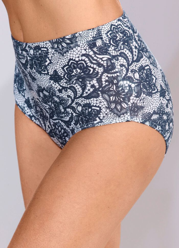 Viererpack Slips in Spitzenoptik 