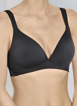 Naturana BH mit weich gepolsterten Cups SCHWARZ