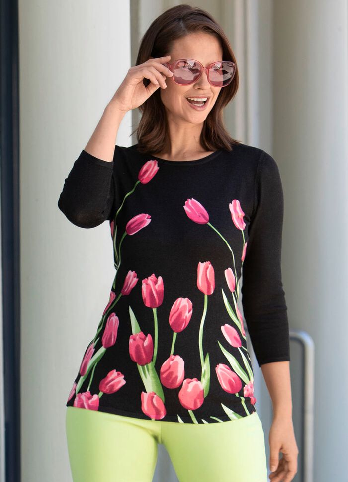 Pullover in Feinstrick 