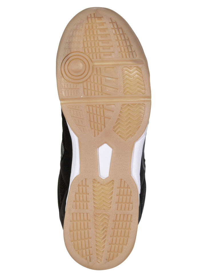 Sportliche Herren-Slipper, mit Klettverschluss SCHWARZ-GRAU