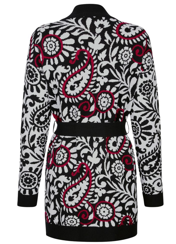 Strickjacke in Jacquard-Dessin 