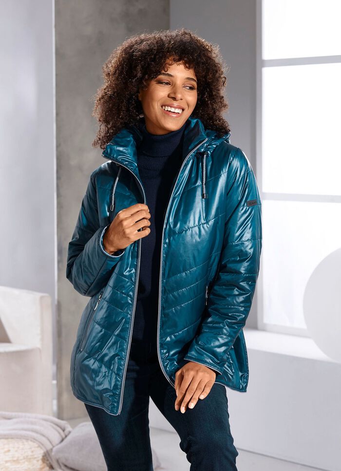 Jacke mit Rei&szlig;verschlusstaschen 