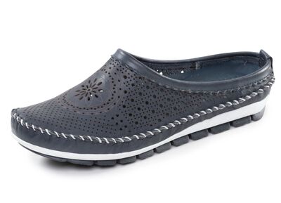 Gemini, sommerlicher Damen-Sabot, Weite G, mit herausnehmbarem Fussbett 