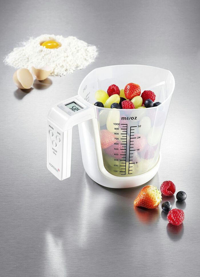 Messbecherwaage mit LCD-Display 