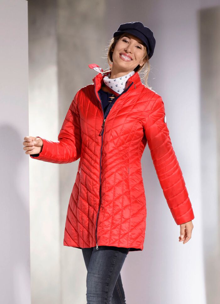 Funktions-Longjacke in 2 Farben TOMATE