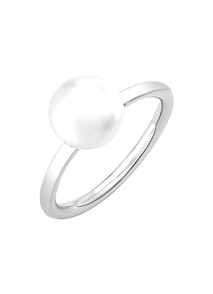 Klassischer Damenring mit S&uuml;sswasser-Zuchtperle 