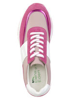ELENA EDEN Sneaker mit Zier-Perforation PINK-WEISS