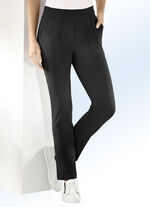 Sportive Hose in aktueller Kn&ouml;chell&auml;nge SCHWARZ