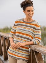 Pullover in Ringeldessin 