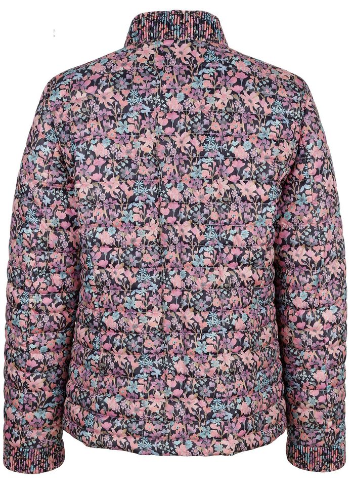 Steppjacke mit Floralprint 