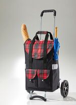 Profi-Einkaufsroller mit extragrossen R&auml;dern 