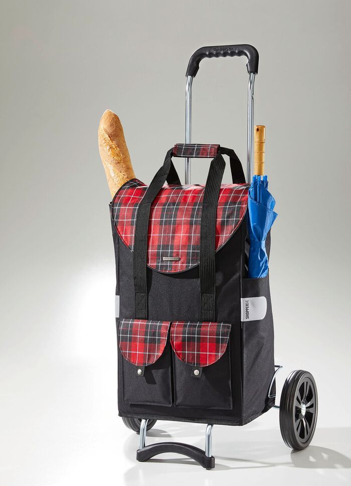 Profi-Einkaufsroller mit extragrossen R&auml;dern 