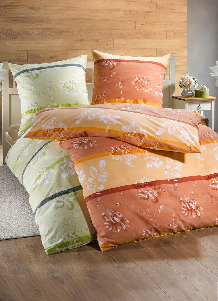 Feinbiber Bettw&auml;sche-Garnitur 