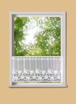 Toller Kurzvorhang mit Stangendurchzug 