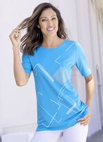 Shirt mit Strasszier 