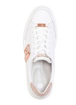 Remonte Sneaker mit Metallic-Bes&auml;tzen WEISS-ROS&Eacute;GOLD