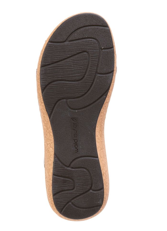 Waldl&auml;ufer Sandale aus Leder ANTIKGOLD