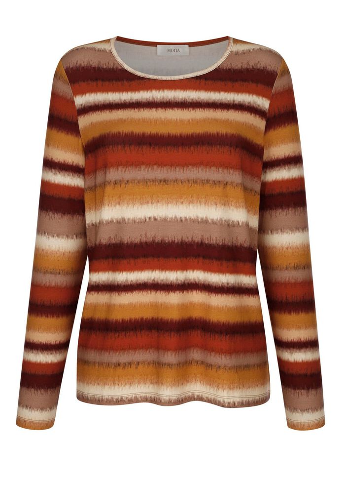 Shirt mit modischem Ringeldessin 