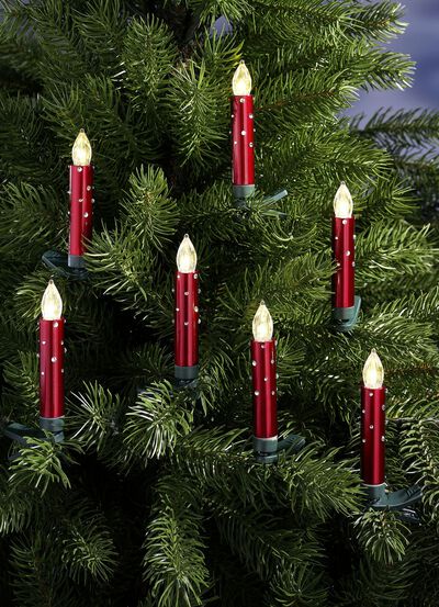 Kabelloses Weihnachtsbaumkerzen-Set, 20-teilig 