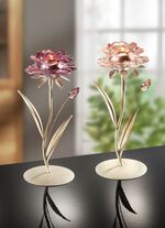 Teelichthalter aus Glas im 2er-Set  