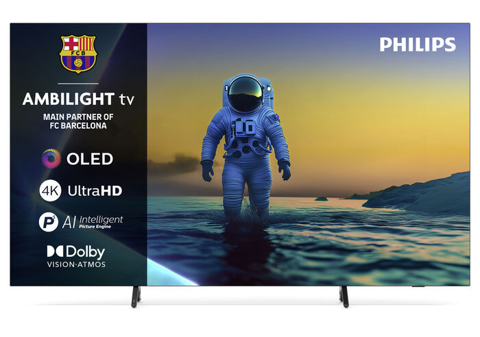 Rahmenloser Philips 4K Ultra HD Fernseher  