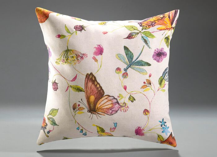 Tagesdecke und Kissenbez&uuml;ge mit Schmetterlingsmotive 