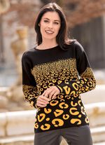 Pullover in Jacquard-Dessin 