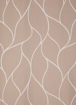 &Uuml;bervorhang mit sch&ouml;nem Wellendessin 