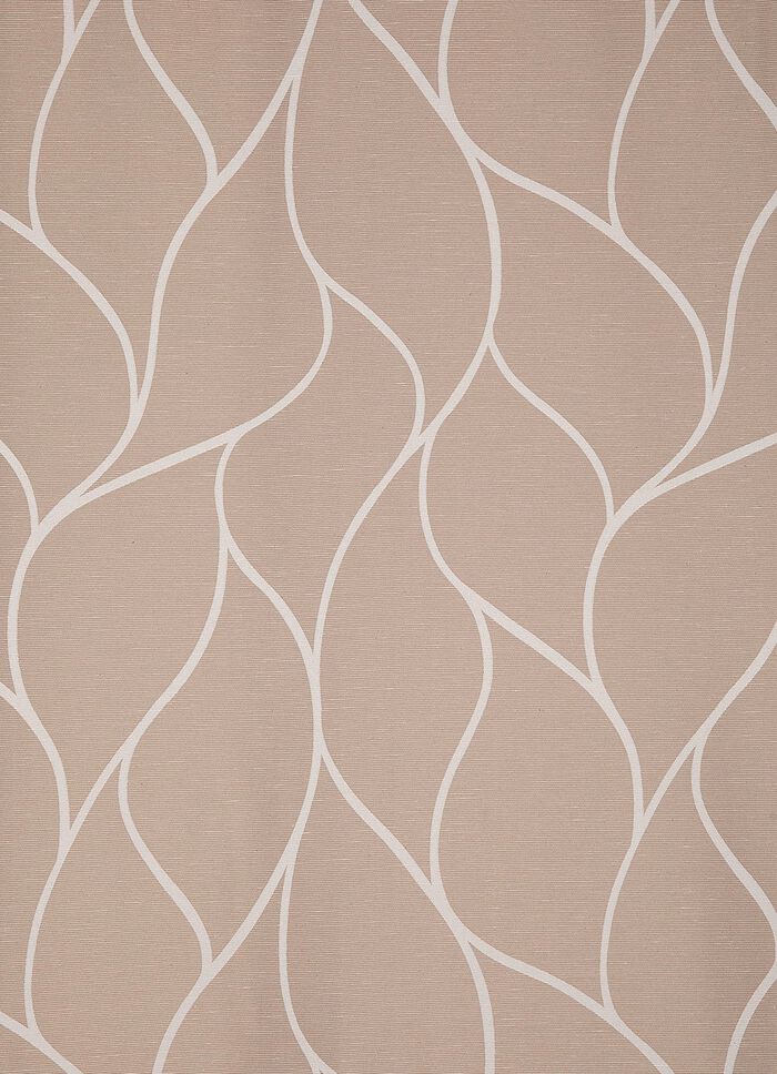 &Uuml;bervorhang mit sch&ouml;nem Wellendessin 