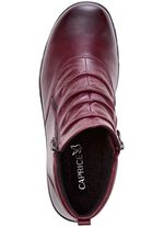 ELENA EDEN, gef&uuml;tterte Damen-Boots, Winterschuhe, Weite H, mit Reissverschluss BORDEAUX