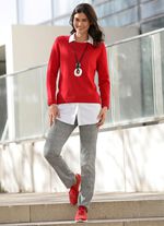 Hose mit aktueller Glencheck-Dessinierung 