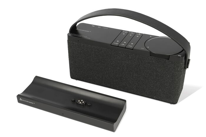 Kabelloser TV Lautsprecher mit Sprach- und Dialogverst&auml;rker 