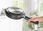 Doppelpfanne mit Antihaftbeschichtung &ndash; perfekt f&uuml;r R&ouml;sti, Pfannkuchen und Omelett 