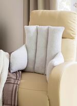 Kuscheliges R&uuml;ckenkissen WEISS