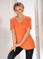 H&uuml;bsches Shirt mit Strasszier ORANGE