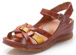Gemini, klassische Damen-Sandalen, Weite G, mit Gummizug 