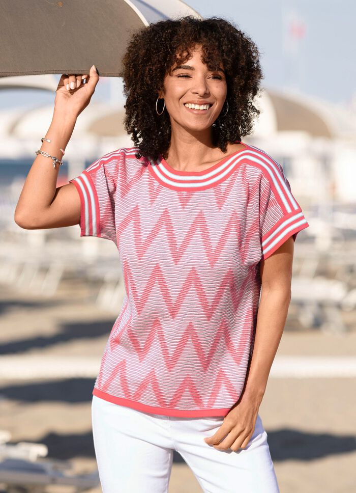 Pulli in edlem Strukturmix 