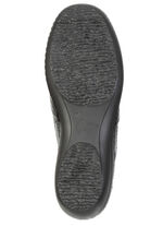 ELENA EDEN, bequeme Damen-Slipper, Weite H, mit herausnehmbarem Fussbett SCHWARZ