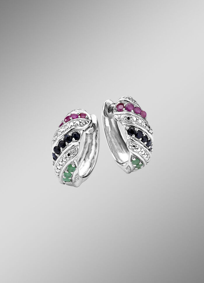 Eleganz in jedem Detail: Creolen mit Edelsteinen 